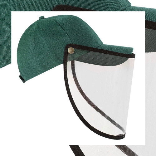 Gorra Con Careta Protector Facial Excelente Calidad Colores