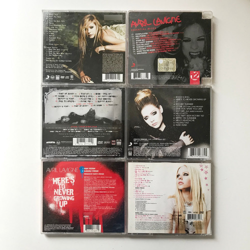 Avril Lavigne - Paq. De 6 Cds Y 2 Dvds Essential Mixes - Cd (Usado)