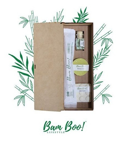 Imagen 1 de 8 de Kit Higiene Natural Bam Boo! Lifestyle®