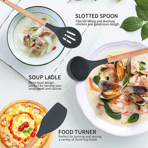 Juego De Utensilios De Cocina Silicona, Juego De Utensilios