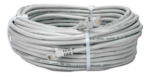 Cable Red 30 Mts Categoría Cat5e Utp Rj45 Ethernet Internet
