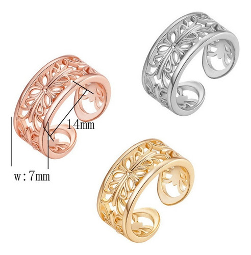 Juego De 3 Anillos Abiertos For Dedos Del Pie.