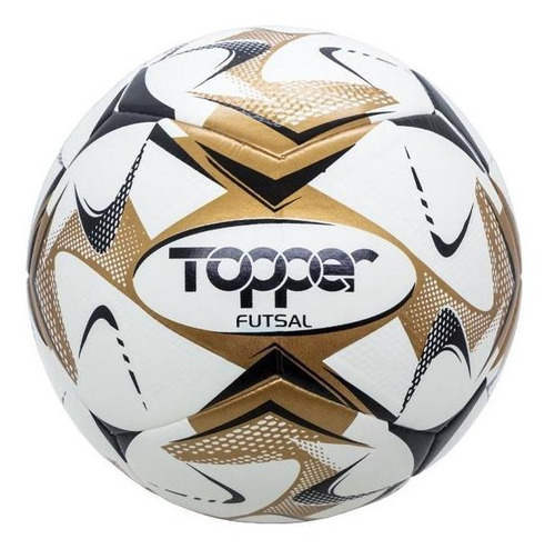 Bola De Futsal Slick Colorful Topper Oficial Unissex Cor Marrom