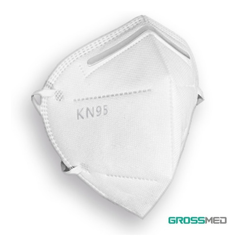 Respirador Contra Partículas Kn95 Grossmed - Blanco