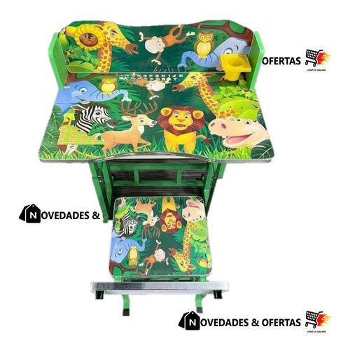 Imagen 1 de 5 de Mesa Para Niños Escritorio De Tareas