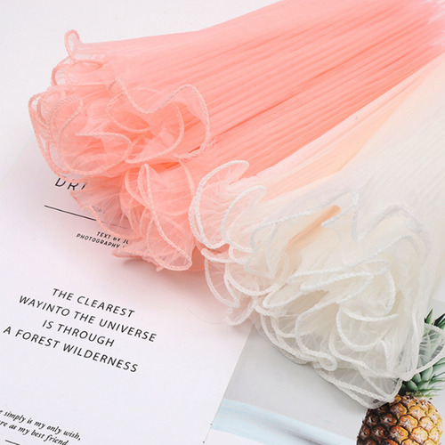 Wave Yarn Edge Mesh Flower Wrapping Mesh Yarn Diy Wedding P