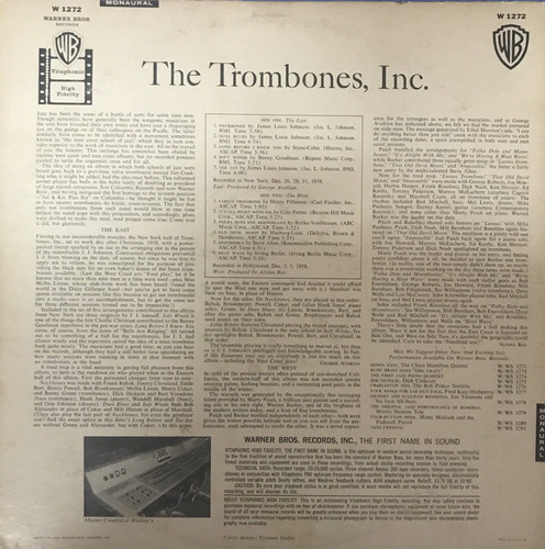 The Trombones Inc They Met At The Continental Divide (Usado)