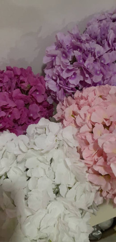 Flores Artificiales Ramo 5 Hortensias