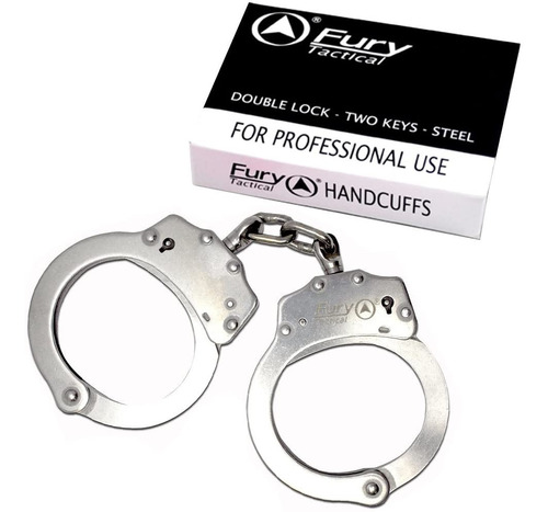 Imagen 1 de 6 de Esposas Policiacas Fury Bondage Policiales Baratas Tacticas Tactical