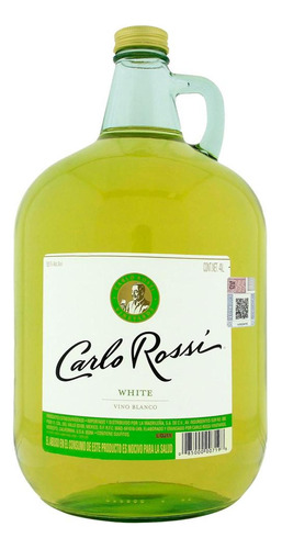 Vino Blanco Carlo Rossi White 4 L