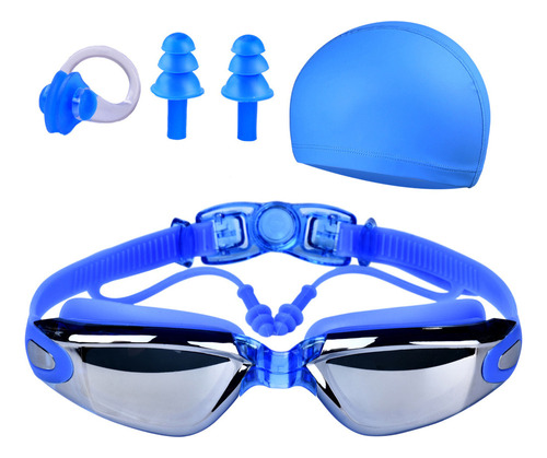 Kit De Lentes De Natación 5 En 1, Protección Uv Antivaho