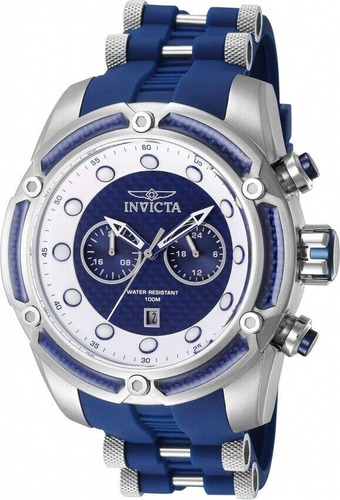 Reloj Invicta 42291 Para Hombre Esfer Azul De Cuarzo Gmt