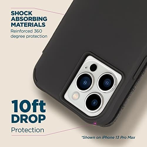 Funda Case-mate Para iPhone 14 Pro Mag Wallet Black