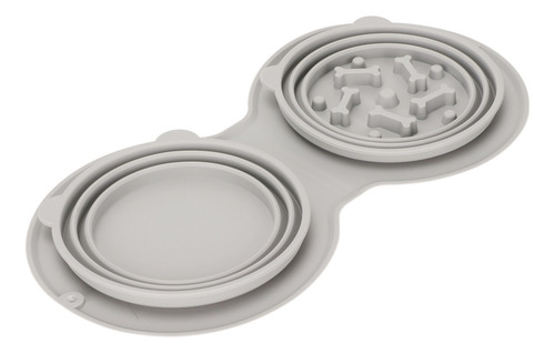 Cuenco Plegable De Silicona Para Mascotas, Plegable, Engrosa
