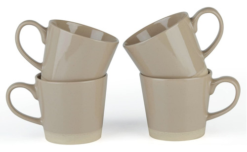 Famiware Tazas De Cafe Para 4, Juego De Tazas De 12 Onzas, T