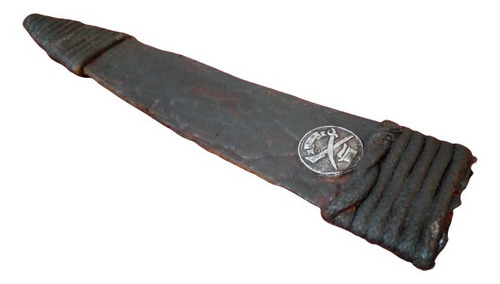 Antigua Vaina De Cuchillo Escudo Raro 1863.