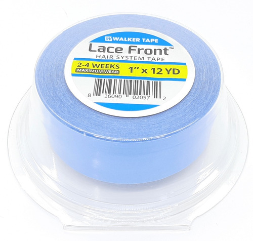 Fita Rolo Adesivo Lace Front Azul 12 Metros - Envio Imediato