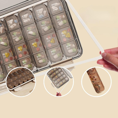 Recipiente De Píldoras De Pastillas De La Pan De La Caja