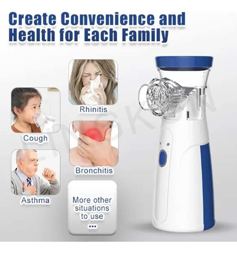 Nebulizador Inhalador Portátil Recargable