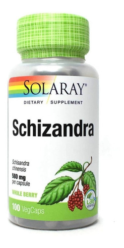 Schizandra Berry 580mg 100cáps Ada - Unidad a $1053