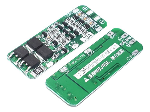 Bms Protec 3s 20a 12,6v  18650 Charger Arduin