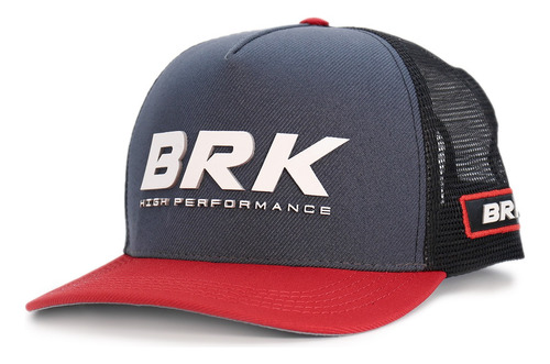 Boné Trucker Redinha Pesca Brk High Performance Cinza