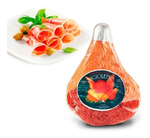 Presunto Sem Osso Italiano Cru Fatiado 1kg