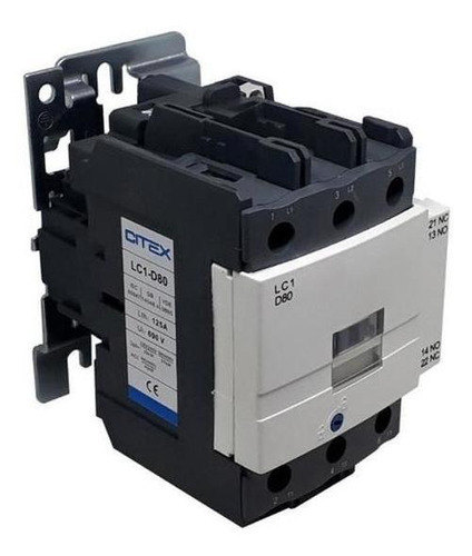 Lc1-d80 M7 220v 50/60hz Contator Tripolar +1na +1nf