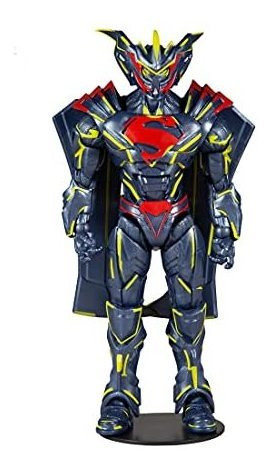 Dc Multiverse 7in - Superman Energizado Armor P9spd