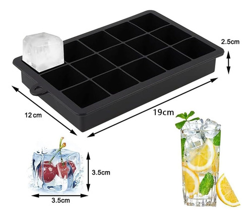 Cubiteras Para Hielo Con Tapa, Moldes De Cubitos Hielo,fácil