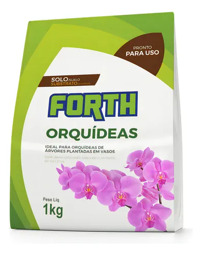 comprar Substrato Terra Especial Orquídeas 1kg Forth Jardim