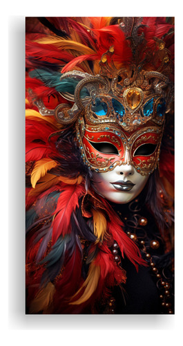 100x50cm Cuadros Decorativos Baile Máscaras Venecia Belleza