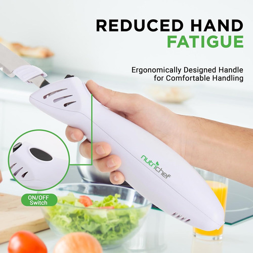 Nutrichef Cuchillo De Cocina Eléctrico Para Tallar Pavo