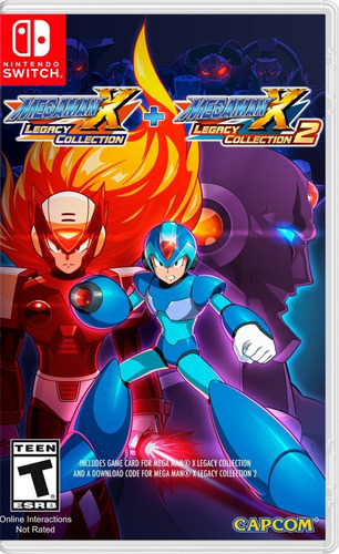 Mega Man X Legacy Collection 1 + 2 - Switch - Sellado