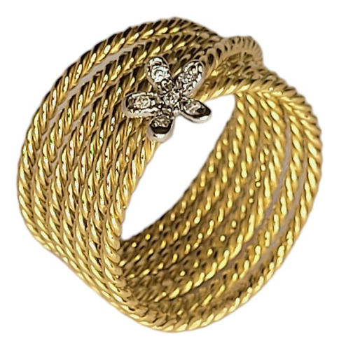 Anel H.stern My Colletion Ouro 18k Com Diamantes Brilhantes