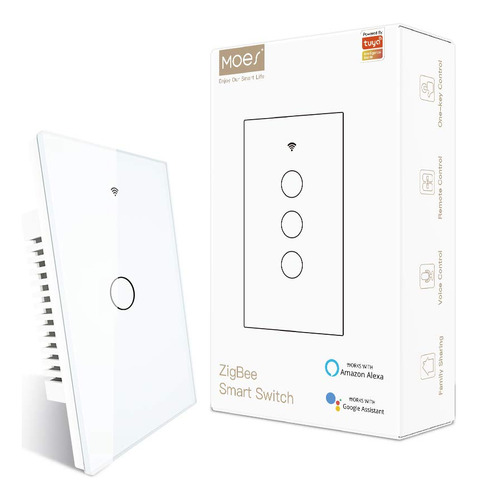 Moes Zigbee - Interruptor De Luz Táctil Inteligente De Pared