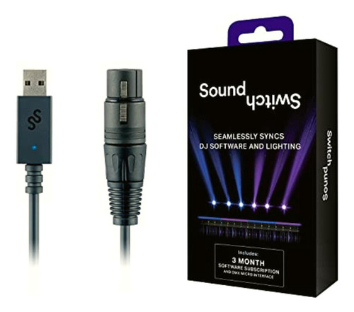 Soundswitch Dmx Micro Interface Interfaz De Usb A Dmx Ultra