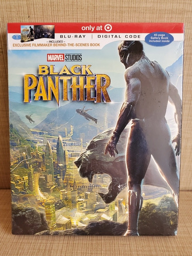 Black Panther Pantera Negra Gallery Book  Blu Ray Pelicula 