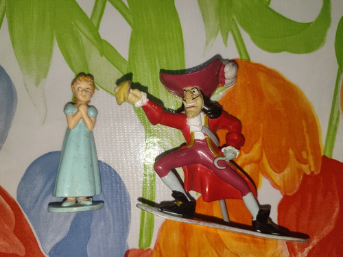 Figuras Wendy Y Capitan Garfio Sonrics Vintage Con Detalle