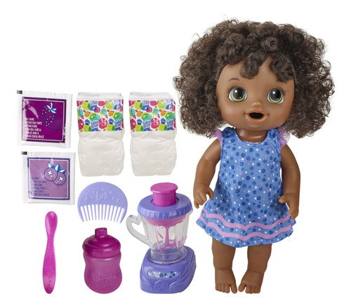 Baby Alive Magical Mixer Baby Doll Blueberry Blast Con Acces