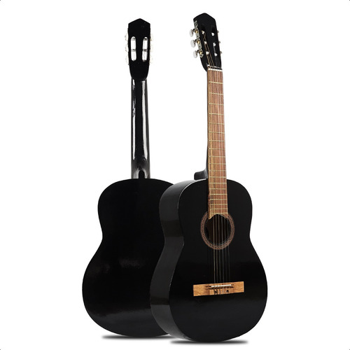 Guitarra Electro Acustica Criolla Funda Pua Colores Color Negro Material Del Diapasón Madera Orientación De La Mano Diestro