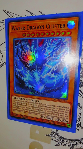 Yugioh! Water Dragon Cluster Super Rare Ledu-en036 1st