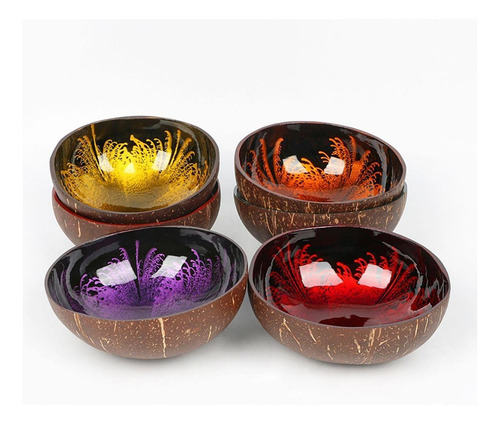 Cuenco Decorativo De Coco Para Llaves, Soporte De Violeta