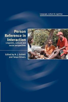 Libro Language Culture And Cognition: Person Reference In...