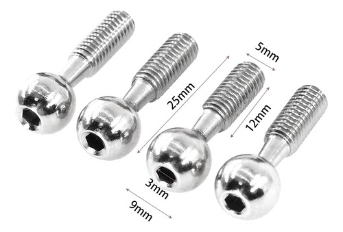Kit De Tornillos Rc Car Upgrade Steering Cup C De 4 Piezas P