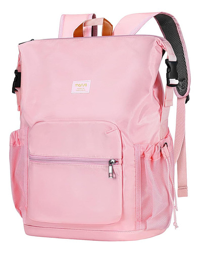 Mochila Para Laptop De 16 Pulgadas Mosiso Rosa