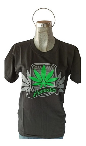 Playera Cannabis Unisex Chica