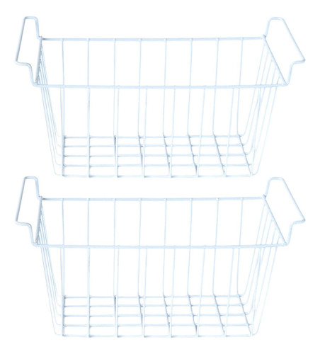2x Cesta De Alambre Para 44,5 Cm X 24,5 Cm X 20 Cm