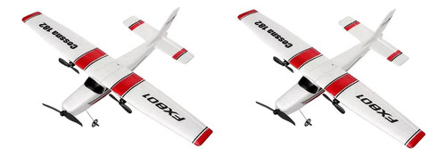 2x Rc Glider, Fx801 Avión Volador Eléctrico De Ala Fija