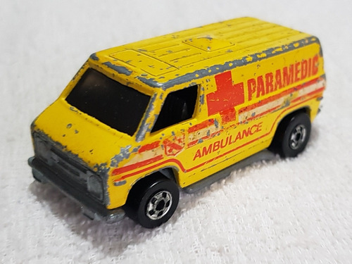 70s Dodge Super Van Hot Wheels Hong Kong74 Paramedic Ambulan